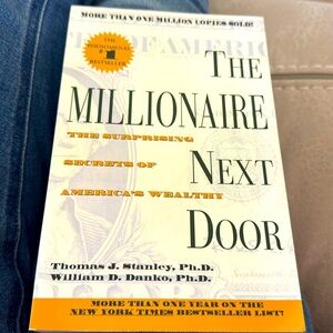 The Millionaire Next Door - Wealthy American’s Secrets-Book EUC Thomas Stanley